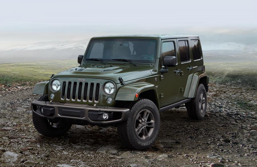  Jeep Wrangler Unlimited 75th Anniversary 2016 года  (NA) (фото 5 из 10)